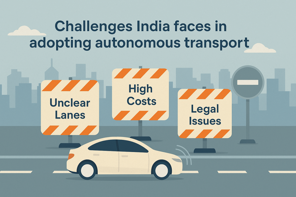 Challenges India faces in adopting autonomous transport.