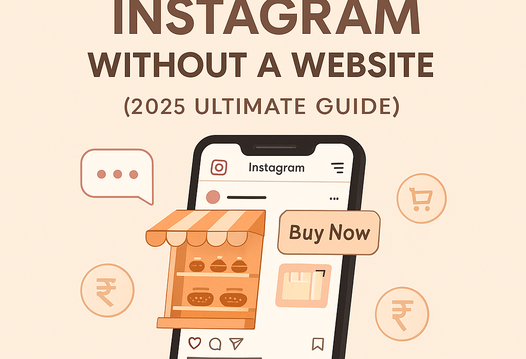 Instagram storefront on phone with Buy Now button