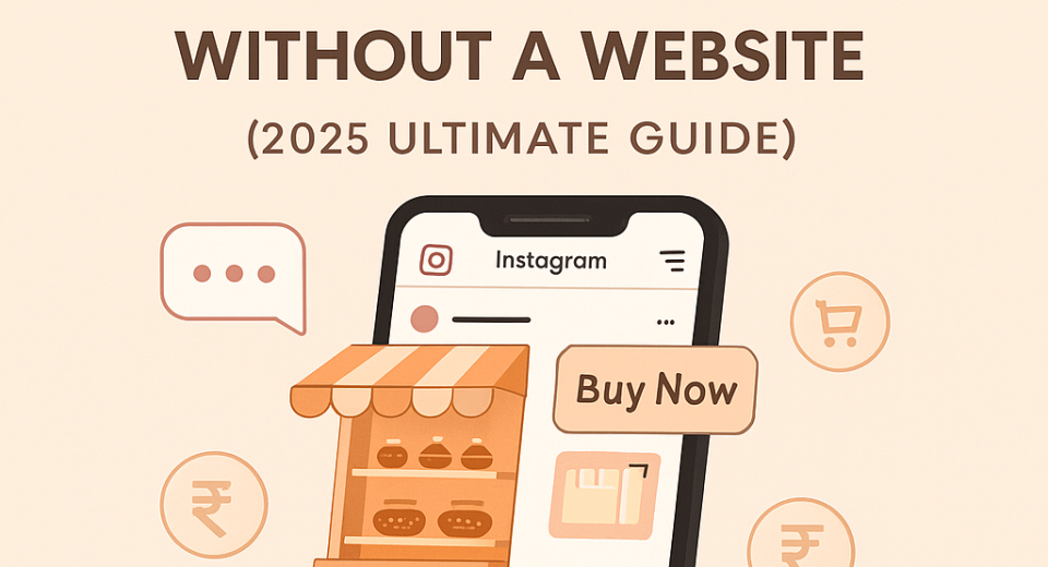 Instagram storefront on phone with Buy Now button