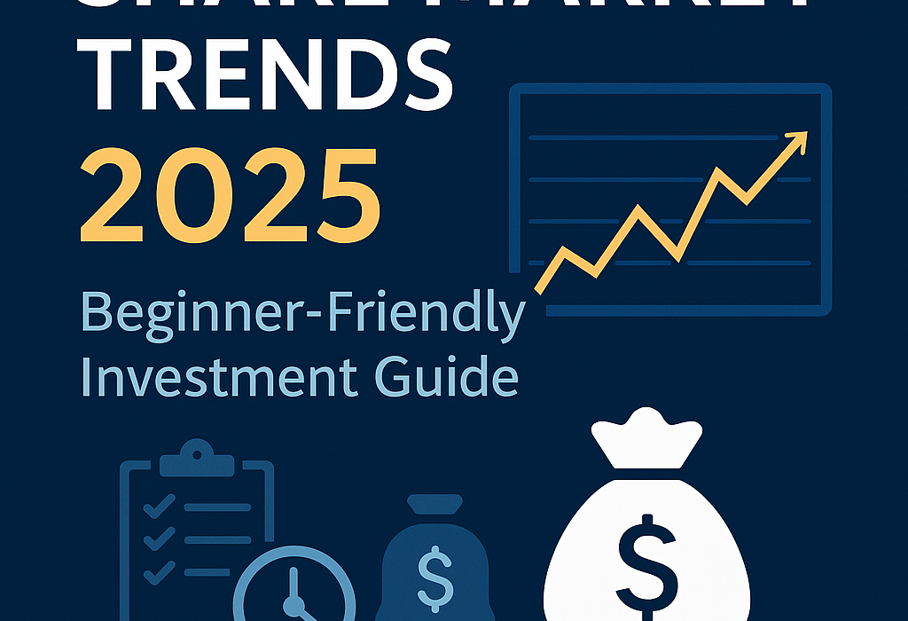 Share market trends 2025 infographic cover